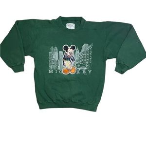 Vintage Disney‎ Mickey Made In USA Size L Vintage Sweat Shirt / RN 61626 Genus